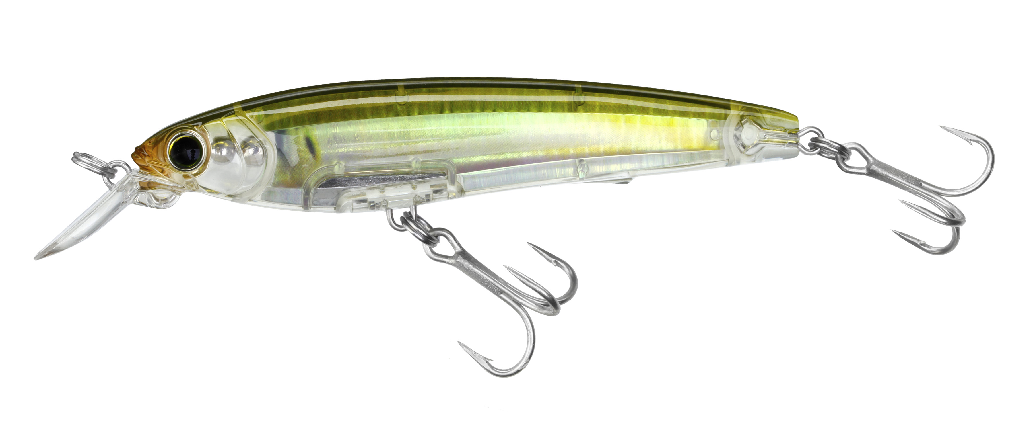  R1212-HGSH 3D Inshore Minnow, Color, Ghost Shad, 90mm